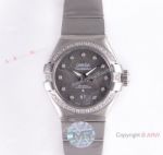 Swiss Replica Omega Constellation 316L Steel Grey Mop Dial Watch Lady
